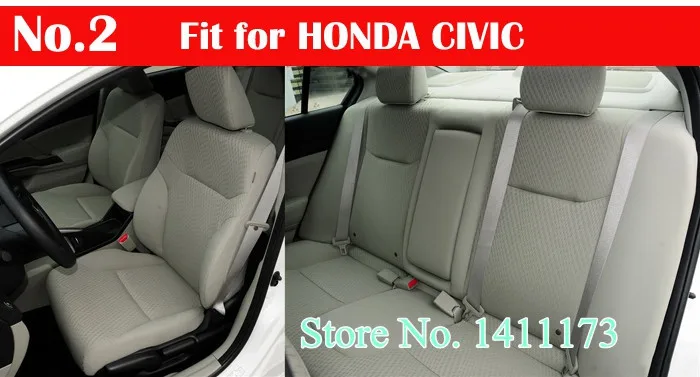 CARTAILOR соответствующее потребностям сиденье автомобиля чехлы для Honda civic сиденья ice silk(искусственное волокно подушки для автомобильных сидений Авто Стайлинг, аксессуары для интерьера: набор