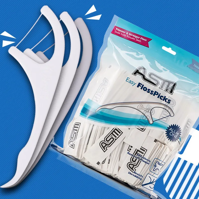 

Free shipping 350 pieces Dental Flosser Bestsellers Stick Floss superfine Toothpicks Interdental Brush Individually wrapped