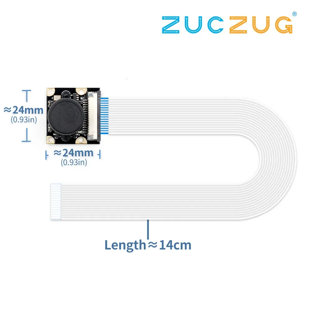 

Camera module with 150 Degree Wide Angle 5M Pixel 1080P Camera Module for Raspberry Pi 3 Model B+ RPI 3B