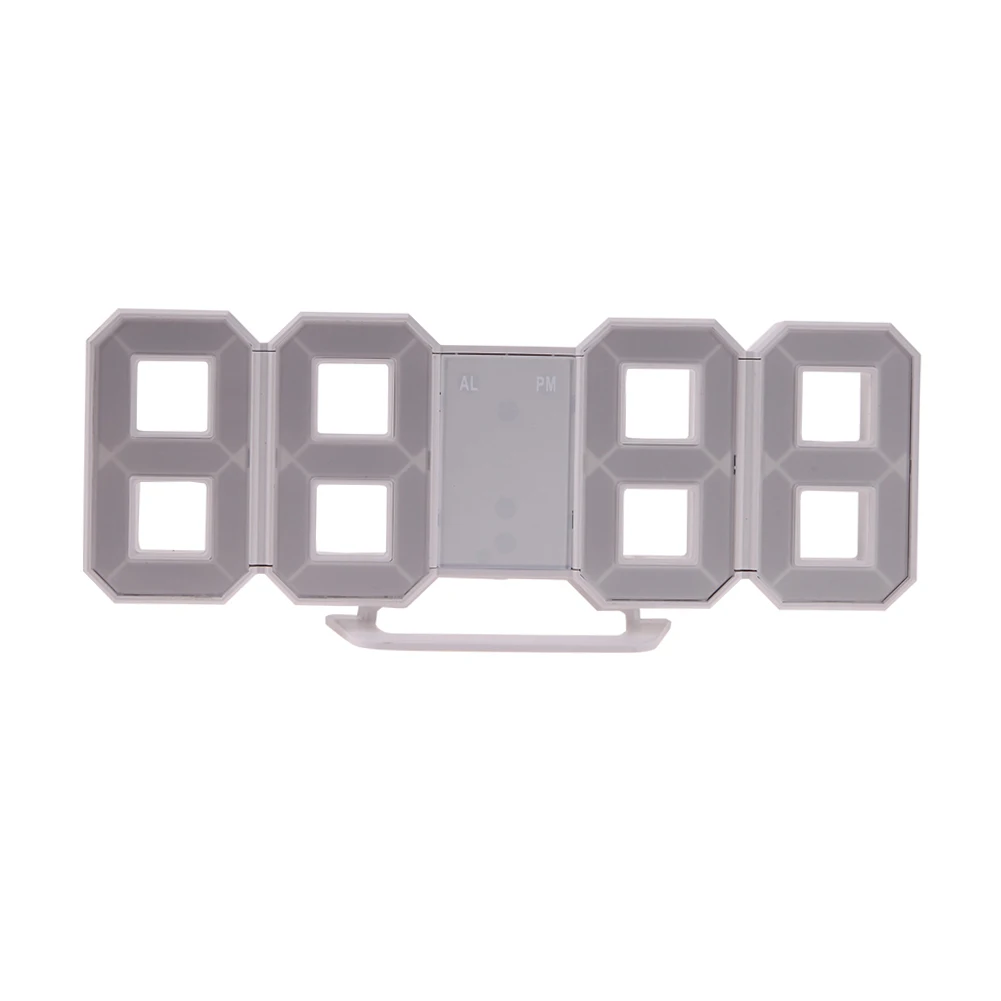 Goedkoop Moderne Wandklok Digitale LED Tafel Klok Horloges 24 of 12 Uur Display mechanisme Alarm Snooze Desk klok Muur klok
