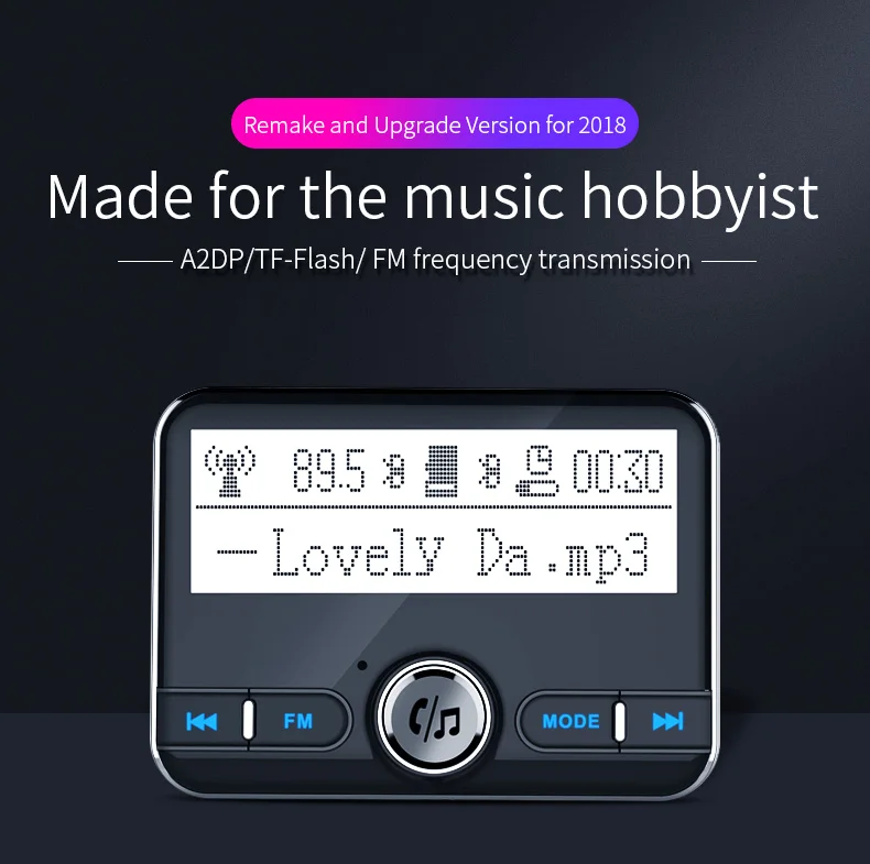 ALLSOME Bluetooth fm-передатчик беспроводной автомобильный fm-модулятор Автомобильный MP3-плеер автомобильный комплект громкой связи Bluetooth автомобильное зарядное устройство ЖК-дисплей