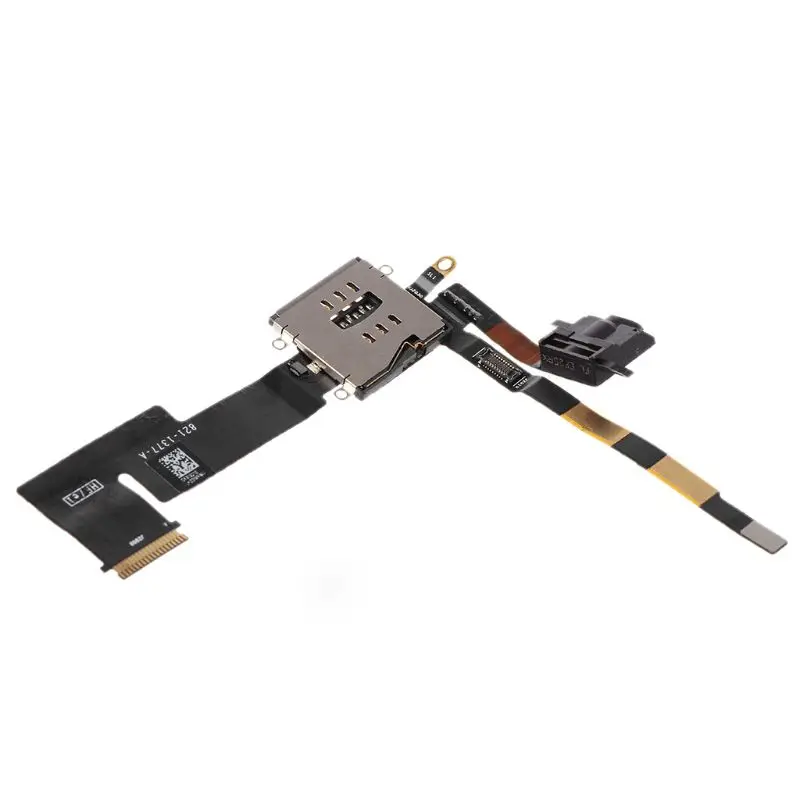 Прочный гибкий кабель для чтения Sim карт 3G наушники Version Jack аудио Замена Apple iPad