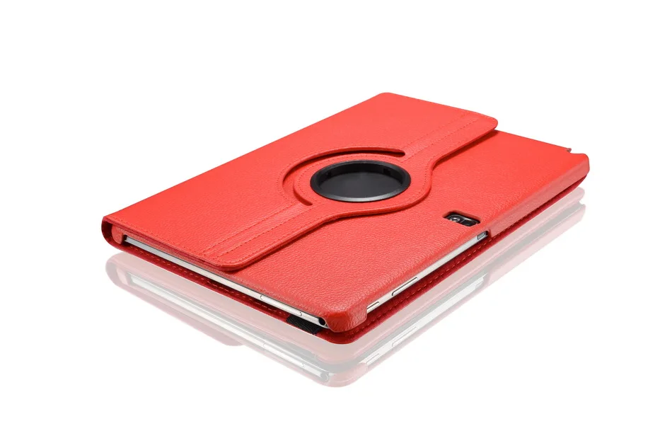 Вращающийся на 360 градусов чехол для планшета samsung Galaxy Tab Note Pro 12,2 дюймов P900 P901 P905 SM-P900 откидной держатель подставка PU+ PC smart cover - Цвет: Красный