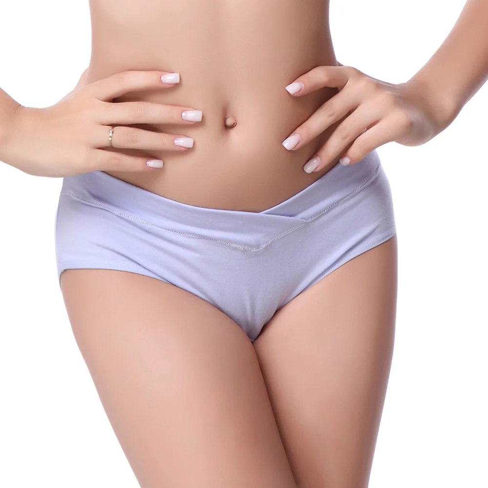 L XL XXL Pregnant Underware 100 Cotton Maternity Panties Low Waist