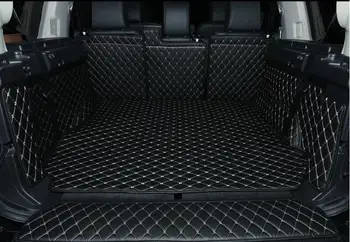 

Full Rear Trunk Tray Liner Cargo Mat Floor Protector foot pad mats for Land rover discovery 4 LR4 2010-2017 2018(6colors)