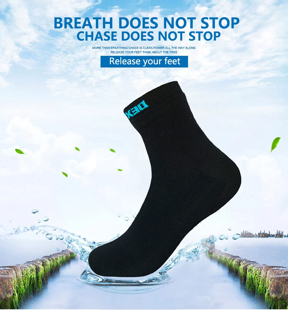 DexShell настоящий водонепроницаемый Ультралайт велосипедные носки Coolmax для мужчин Спорт на открытом воздухе Велоспорт Бег Туризм Кемпинг сухой быстро женские лыжные носки