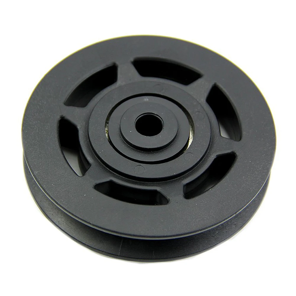 

ELOS-95mm Black Bearing Pulley Wheel Cable Gym Equipment Part Wearproof