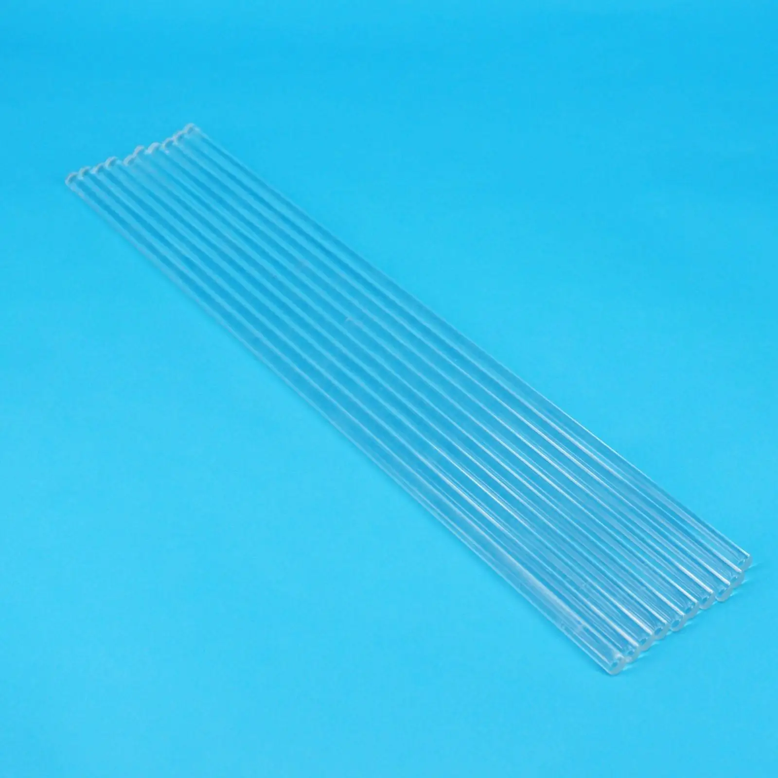 Lab Glass Stirring Rods Borosilicate High Resistant Stirrer 7x350mm LOT10