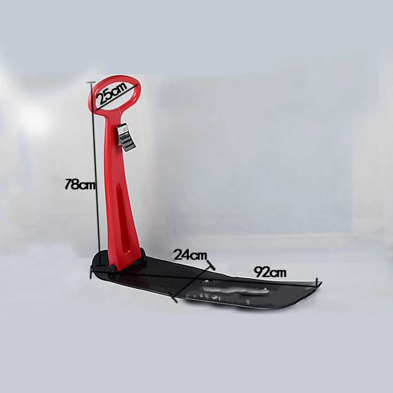 Plegable chico de esquí Snowboard esquí Scooter con mango de plástico de Skibob 2018 nuevo estilo gratis Snowboogie 92 cm