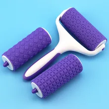 3 ролика с 1 ручкой помадка ролики тиснения Скалки сахар ремесло инструменты помадка украшения торта DIY выпечки инструменты LIXYMO