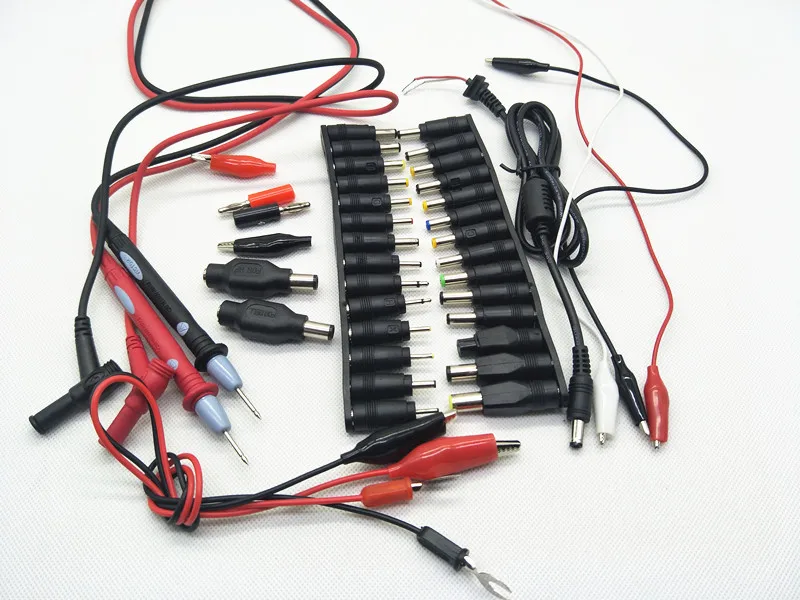 

Universal Laptop DC Power Supply Adapter Connector Plug AC DC Jack Charger Connectors Laptop Power Adapter Conversion Head 1set
