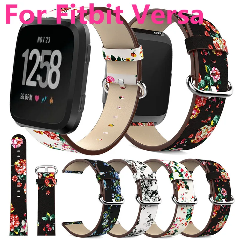 Сменный ремешок из натуральной кожи для смарт-часов Fitbit Versa | Электроника