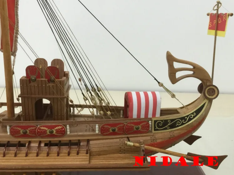 Классический деревянный парусник модель комплект масштаб 1/50 древний Римский корабль модель