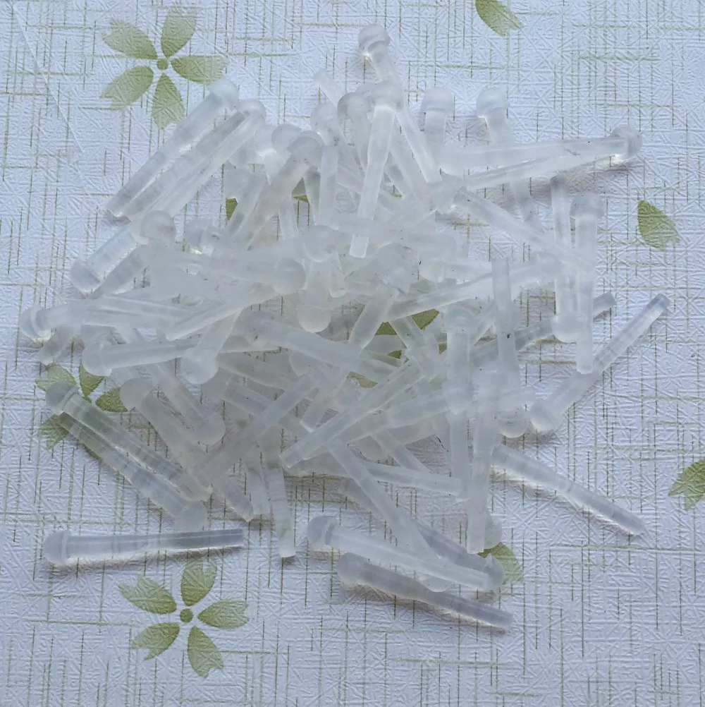 

100pcs Replacement Rubber Bumper Hair Scissors Barber Shears Stopper white
