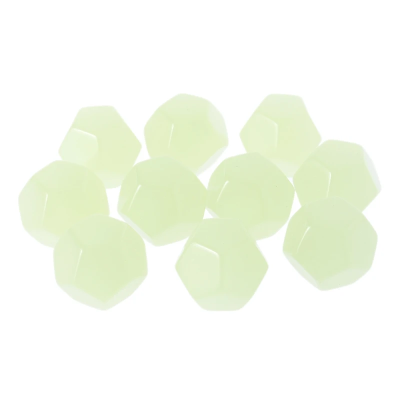 

10Pcs/Set D12 Polyhedral Dices Luminous Blank Dice for Dungeons & Dragons RPG MTG