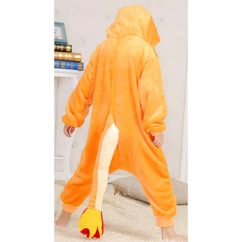 Детский фланелевый комбинезон с длинным рукавом рисунком дракона|onesies for kids|onesie