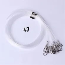 20 шт. рыболовные приманки, воблеры приманки для рыбы Крючки червь джиг голова проволочная линия привязанная приманка углеродистая сталь крючок Pesca Isca инструмент#3