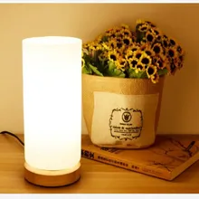 Nordic настольная лампа современный Украшения в спальню минималистский E27 Таблица источник света матовый Стекло творческая личность ночники