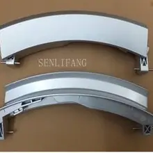 1 шт. новая стиральная машина барабанная шайба дверная ручка 9000389973 серебристого цвета