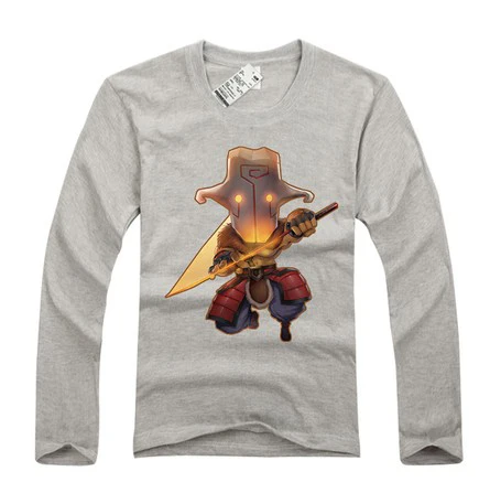  DOTA 2 heroes tshirt Juggernaut character Lone sleeve cotton tees