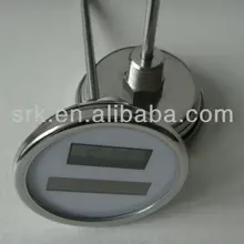 Биметаллический солнечный термометр с обратным соединением, SS304 чехол, циферблат " быстрая, высокое качество