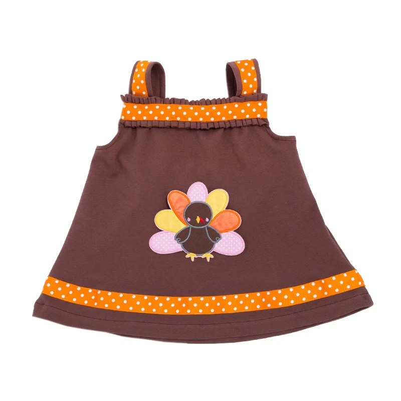 Thanksgiving Infant Clothing Baby Girl Outfits Novelty Turkey Baby
