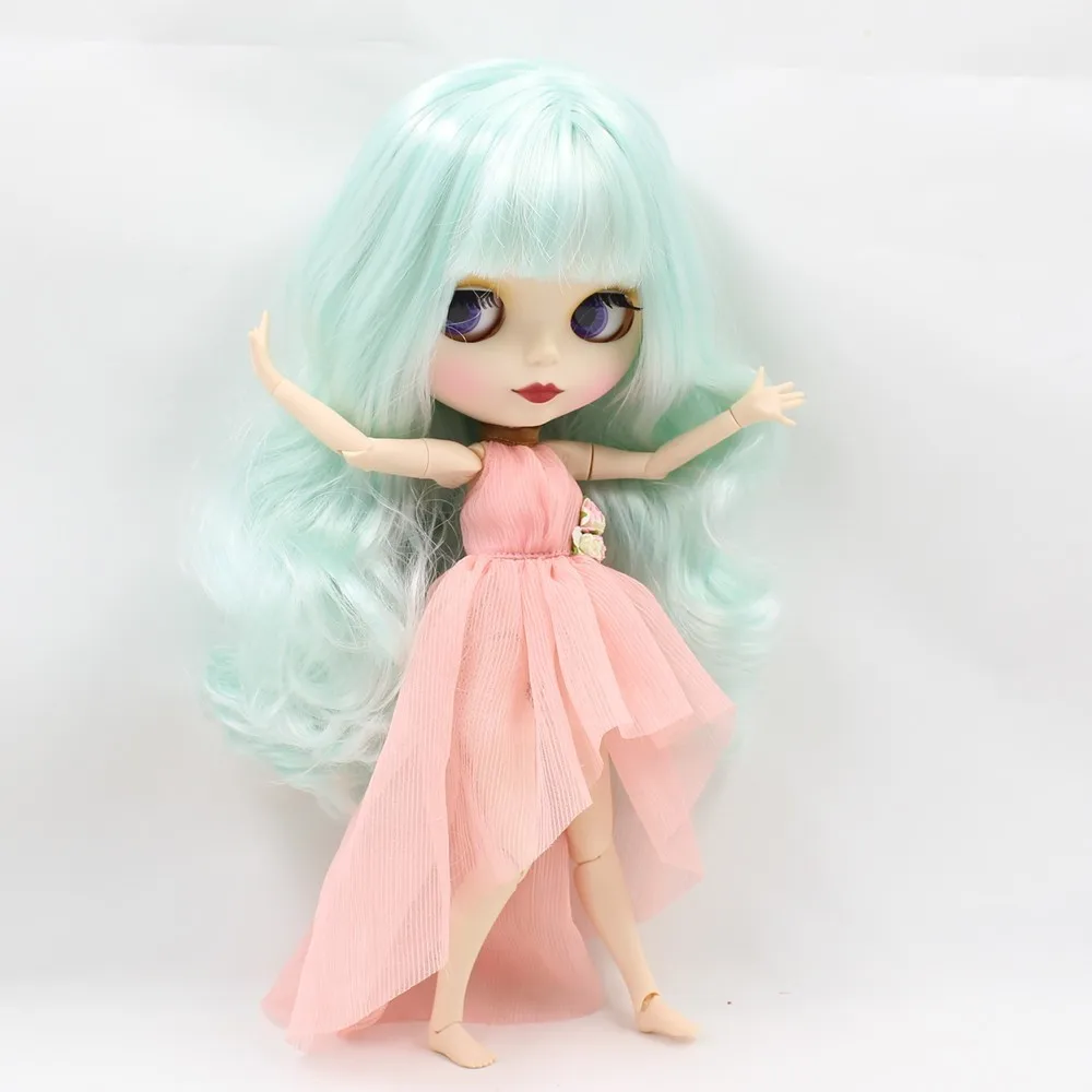 

Fortune Days Blyth Doll clothes dress pink dress ceremonial robe or dress formal attire flower dress, only for 1/6 doll, 30cm