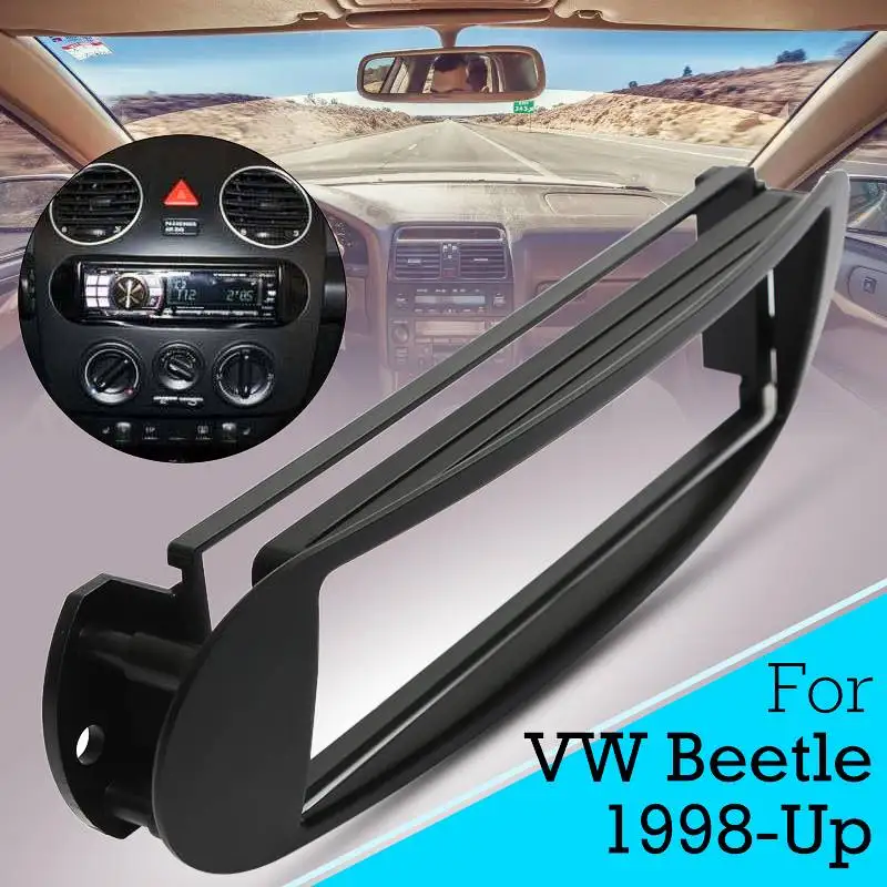 

1 DIN Car Stereo Panel Plate Refitting In Dash Car Radio Fascias for VW Beetle 1998-2018