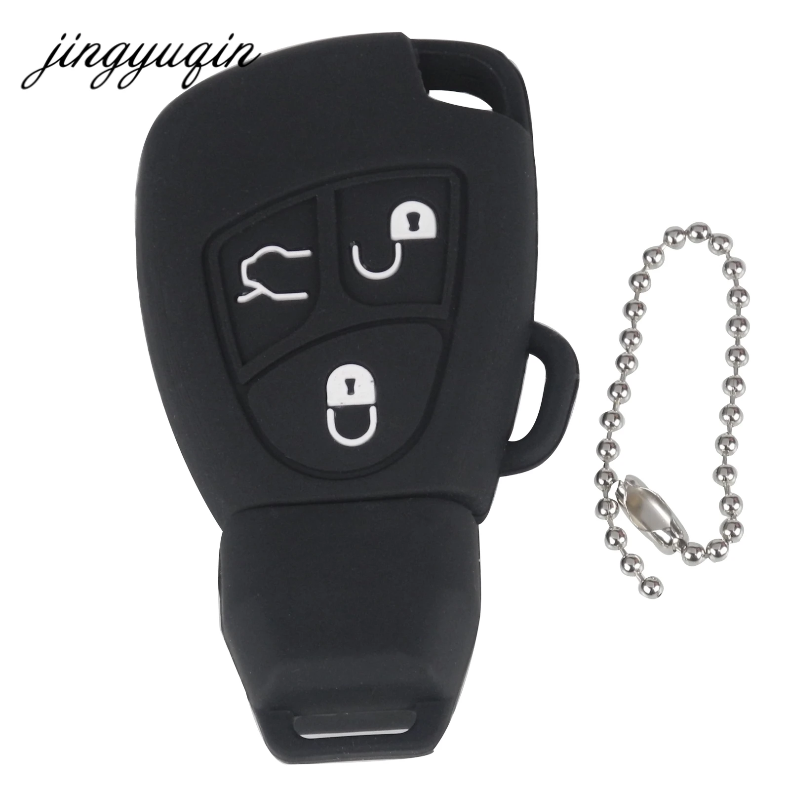 Jingyuqin-custodia-in-Silicone-per-Mercedes-Benz-B-C-E-ML-S-CLK-CL-3-4.jpg Keyforkess custodia in Silicone per Mercedes Benz B C E ML S CLK CL 3/4 pulsanti custodia in gomma per telecomando - Jingyuqin custodia in Silicone per Mercedes Benz B C E ML S CLK CL 3 4