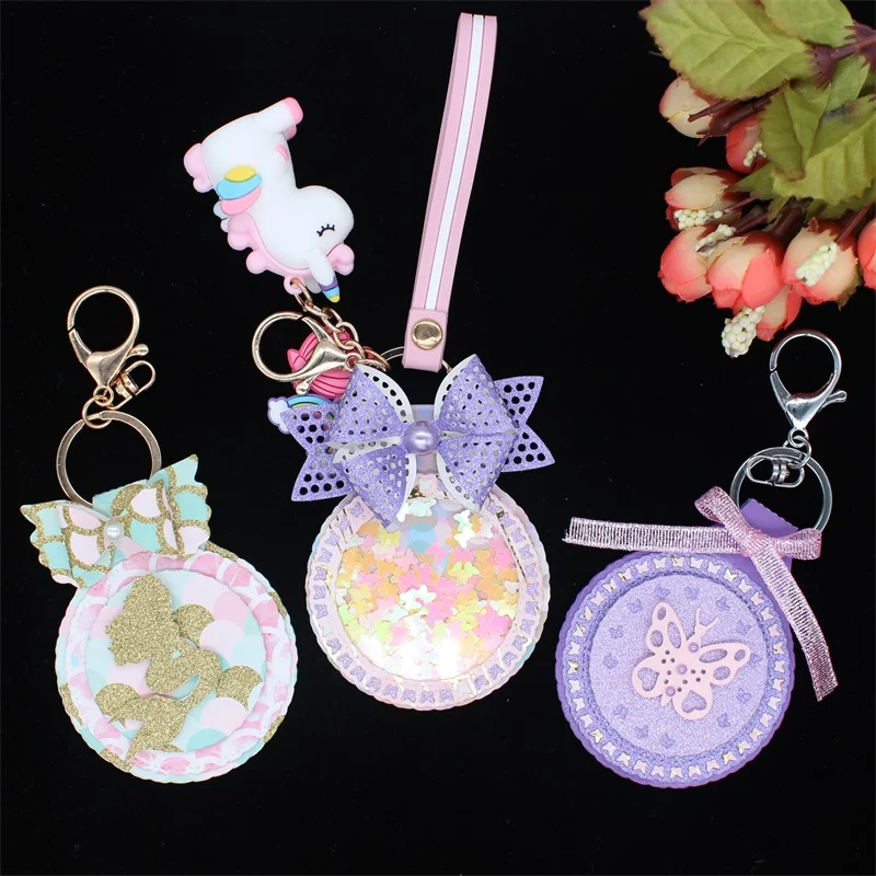 

VUAWRTG Key Chain Metal Cutting Dies Stencils for DIY Scrapbooking/photo album DIY Paper Cards