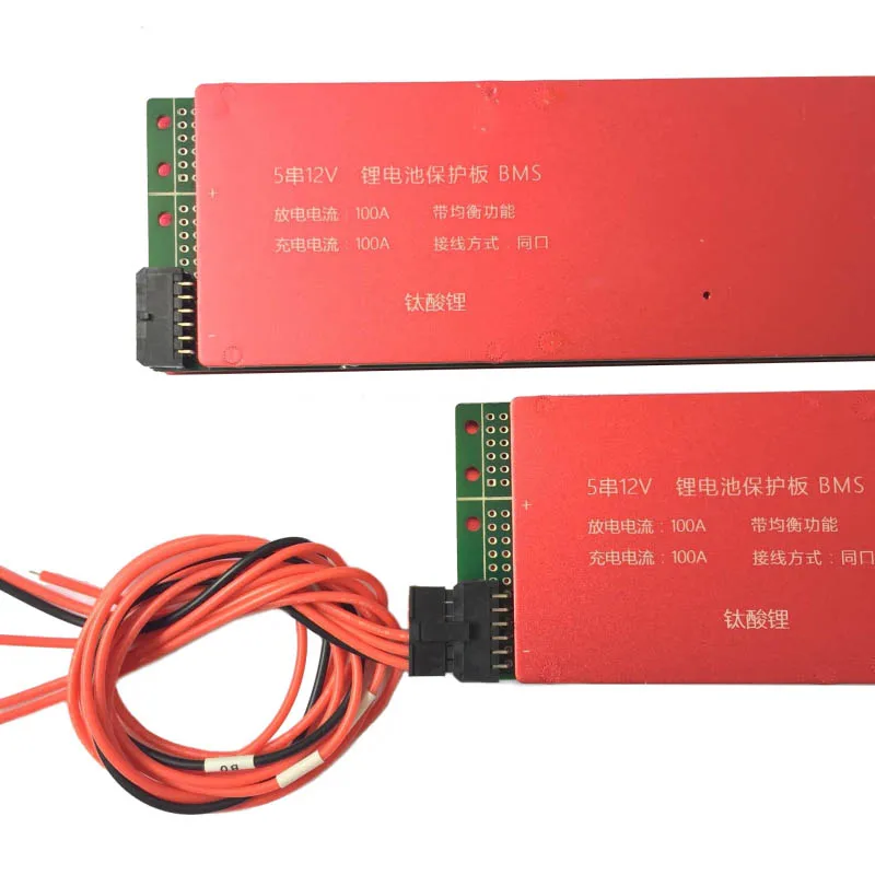LTO Battery BMS 15S 36V 80A 100A 200A Lithium Titanate Battery Circuit Protection Board BMS PCM for LTO Battery Pack Same Port LTO Battery BMS 15S 36V 80A 100A 200A Lithium Titanate Battery Circuit Protection Board BMS PCM for LTO Battery Pack Same Port