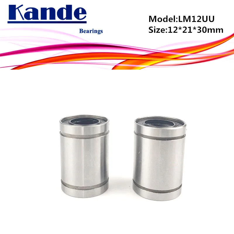 

LM12UU 1pc High quality LM12 Linear Bearing 12x21x30 mm LM12 UU for 3d printer Linear Bearing SM12UU