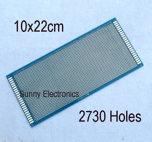 10x 15 см(" x 6") Односторонний Прототип PCB панель универсальная печатная плата FR-4 стекловолокна 10 шт./партия