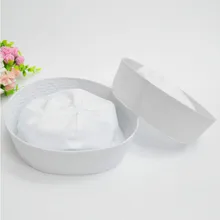 Белая шляпа моряка с якорем для Маскарадного костюма Морячка морской пончик Военная Кепка шляпа для взрослых и детей matroos