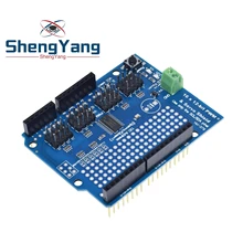 ShengYang 1 sztuk silnik/krokowy/serwo/Robot tarcza dla Arduino I2C v2 zestaw w/ PWM sterownik góry