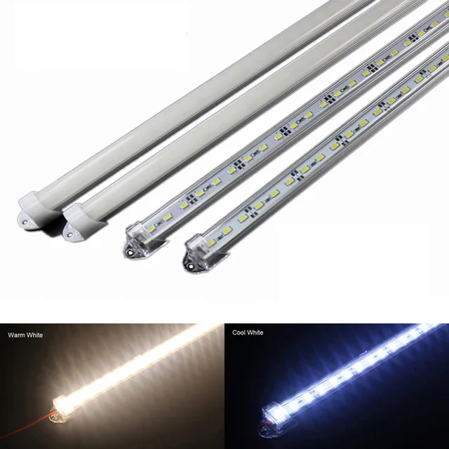 

hot sell 5pcs*50cm Factory Wholesale 50CM DC 12V 36 SMD 5630 LED Hard Rigid LED Strip Bar Light with U Aluminum shell +pc cover