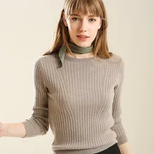Cashmere Blended Knitted Sweater Women Soft Comfortable Korean Pullover O-neck Long Sleeve Sweater Winter Pull Femme Jumper 2019