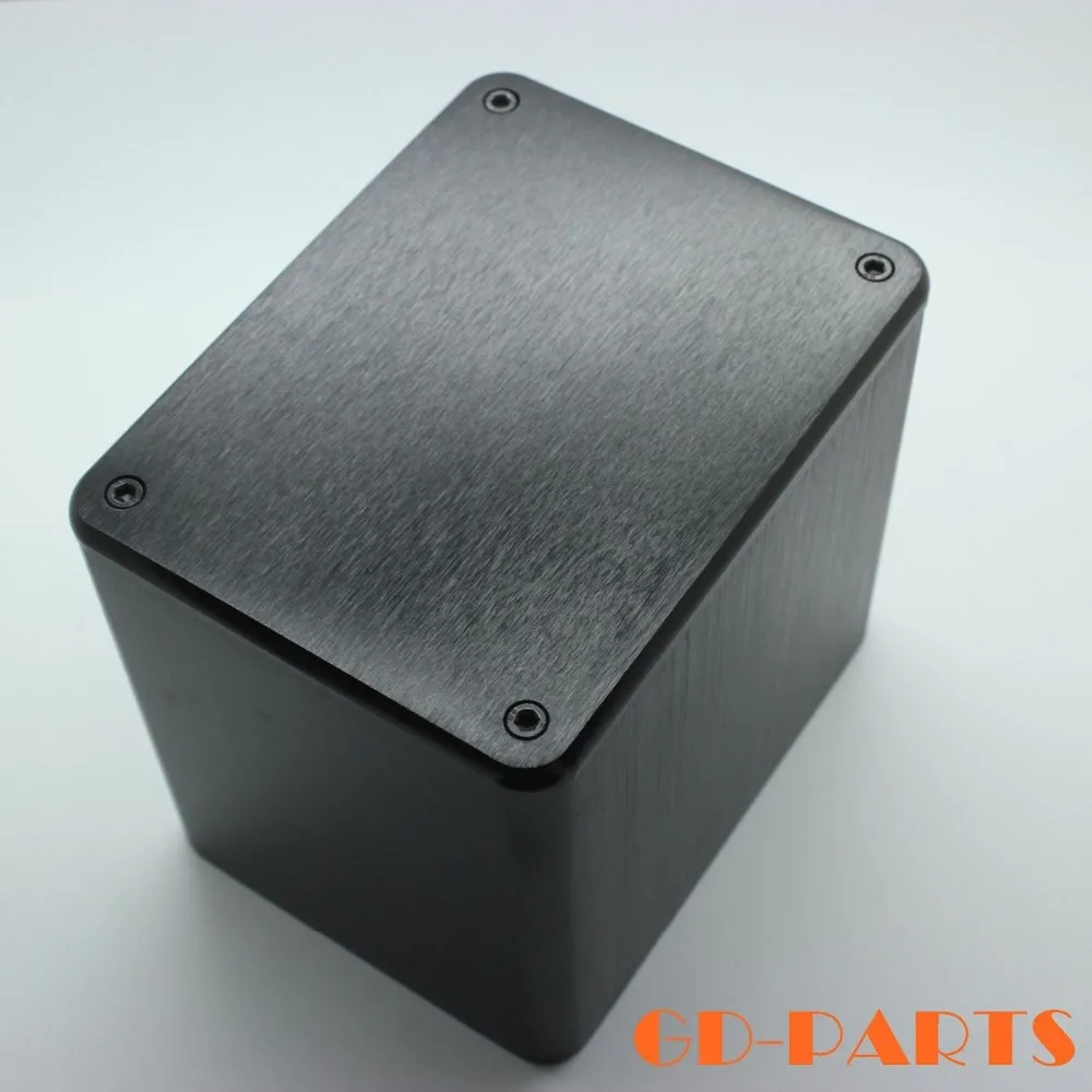 1PC 130*100*116mm Black Aluminum Transformer Protect Cover Triode