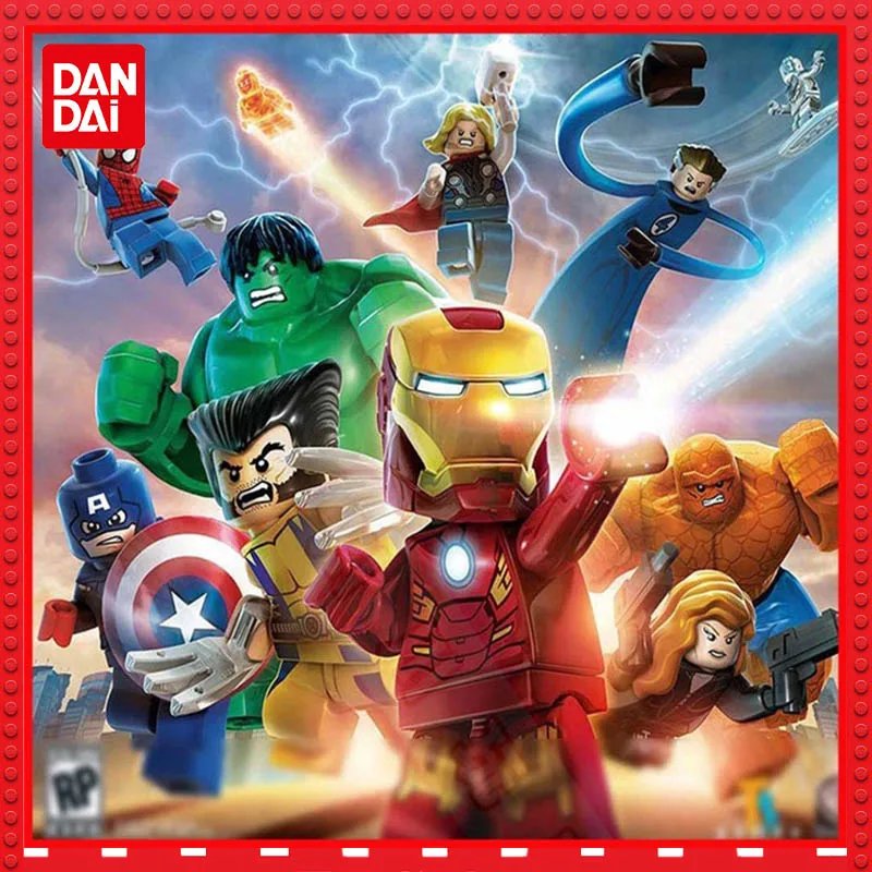 Новый marvel Avengers3 строительные блоки Бесконечная война танос Тора Халка Супер