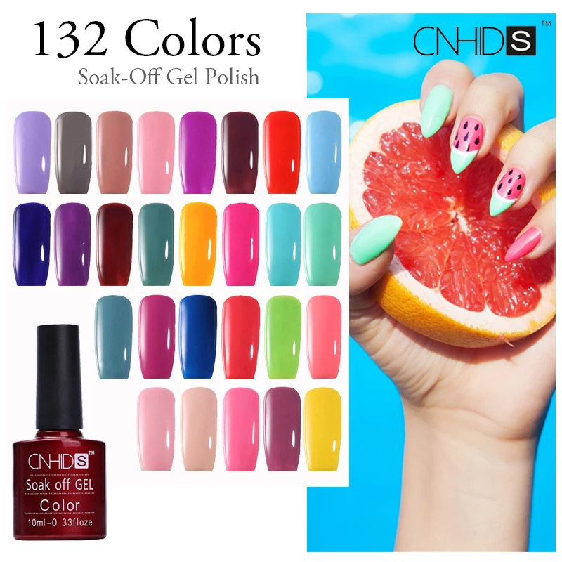 

CNHIDS 132 Color Manicure Gel Nail Polish Long-lasting Semi Permanet Soak-off Varnish LED UV 8ml Gel Nail Lacquer Nail Art Tools