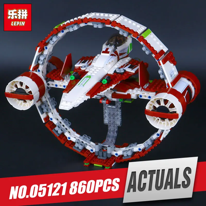 

Lepin 05121 Star Series The Je set di Model Starfighter With Hyperdrive Set Educational Building Blocks Bricks War Toys 75191