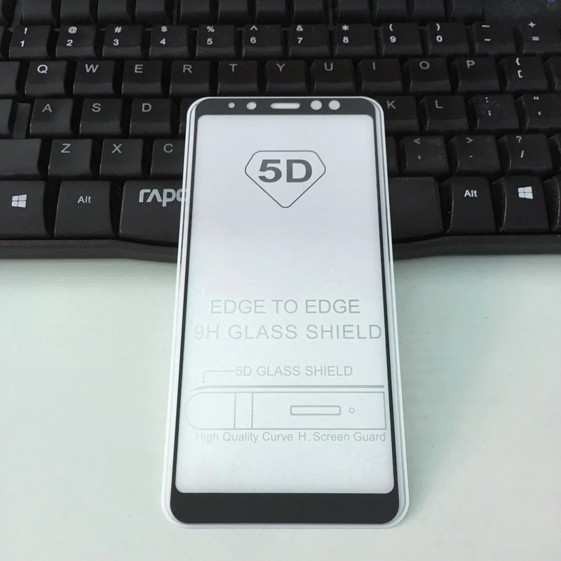 Для стекла Samsung Galaxy A8 Plus защита экрана 5D полное покрытие закаленное стекло для 2018