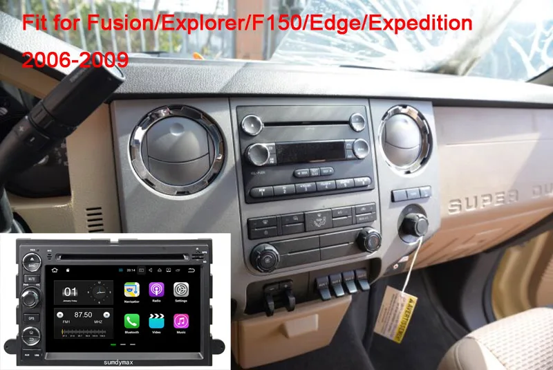 Perfect 7"two din car multimedia gps player for ford Fusion Explorer F150 Edge Expedition with android 9.0 system octa core 4+64G 4 Perfect 7"two din car multimedia gps player for ford Fusion Explorer F150 Edge Expedition with android 9.0 system octa core 4+64G 4