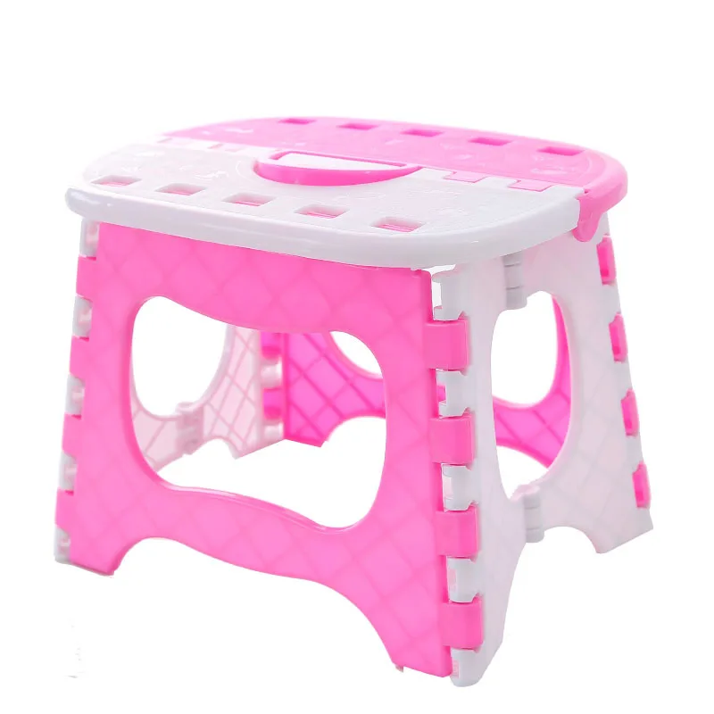 Aprince Children Stool Taburete Step Outdoor Portable Folding Stool Portable Bathroom Small Bench Color Matching Plastic Stool