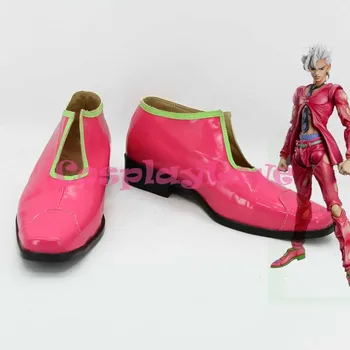 

Newest Custom Made Japanese Jojo Bizzare Adventure 5 Pannacotta Fugo Cosplay Shoes Long Boots For Christmas Halloween Festival