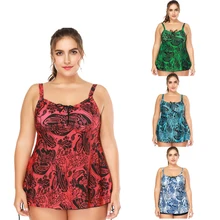 Плюс размер XXL Сексуальная Пляжная одежда танкини купальники женские летние купальные костюмы из двух частей купальник женский купальный костюм бикини