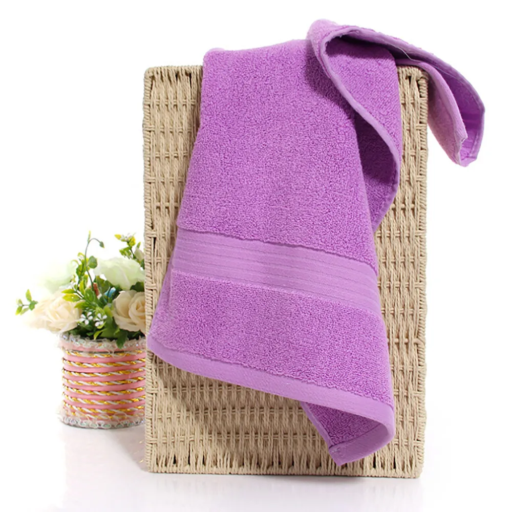 2017 34*74cm Soft Cotton Face Flower Towel Bamboo Fiber Quick Dry