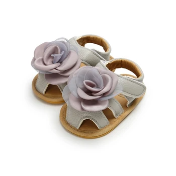 

Princess Baby Shoes Summer Baby Girls Shoes Newborn Flower Soft Sole First Walker Shoes For Girls