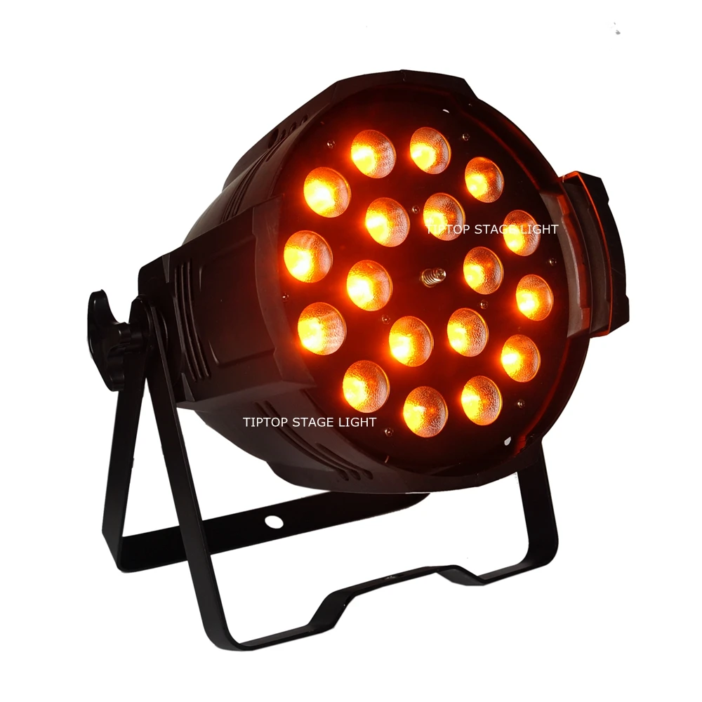 Светодиодный светильник TIPTOP 18x18 Вт RGBWA UV 6 в 1 с зумом 7/11 каналов китайские