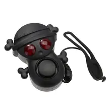 1Pc Skull Bicycle Bell Cycling Horns Electronic Bike Handlebar Ring Strong Loud Air Alarm Bell Sound Bike Horn Safety Promotion
